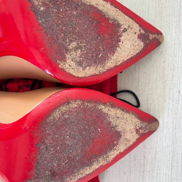 Christian Louboutin Pigalle Follies Patent Leather Nude (OBO) - Picture 8 of 12